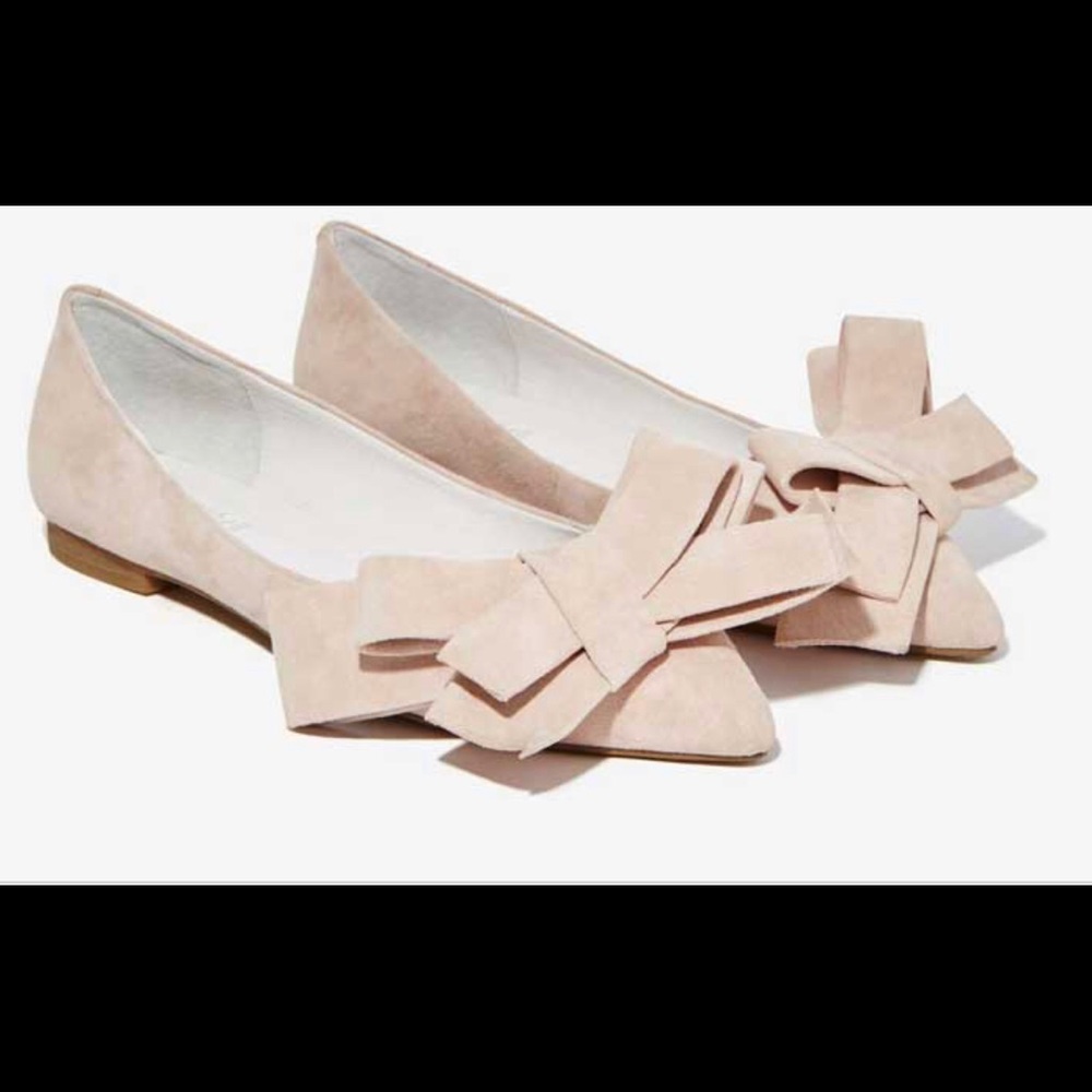 Jeffrey Campbell Ruston Bow Ballet Flats